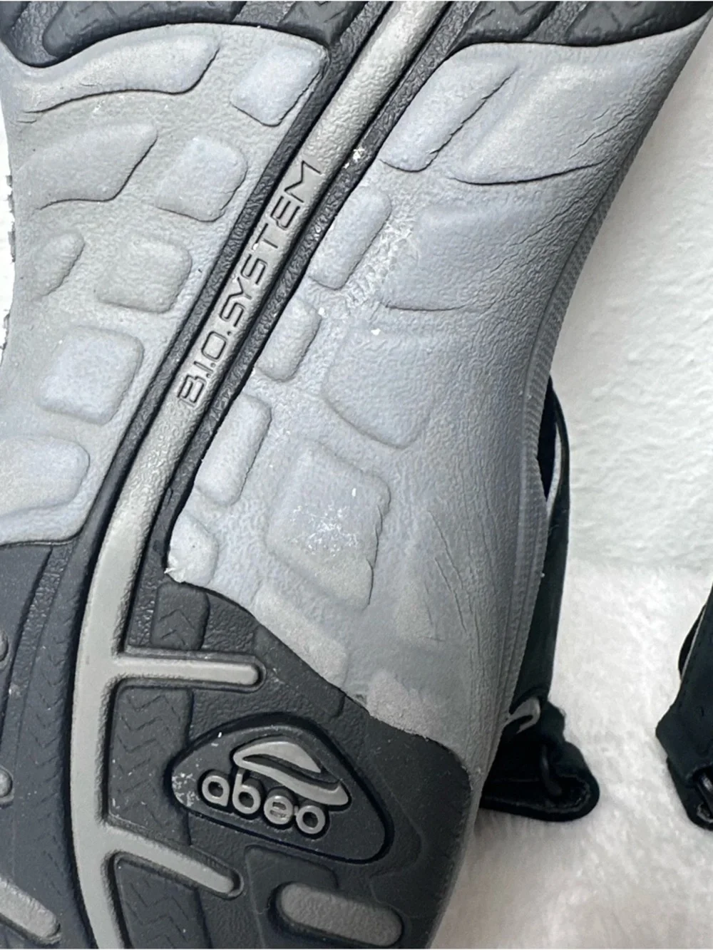 Abeo Bio System Women's Sandals Black Size 8.5 WP Comfort Strappy Orthotic Fit - Picture 11 of 16